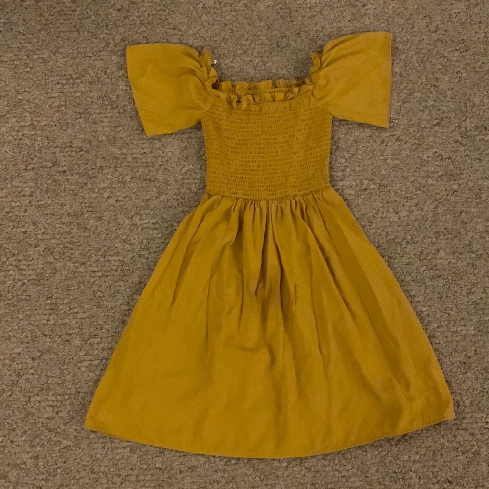 Bebop TJMaxx Small Women’s Mustard Yellow Mini Dress